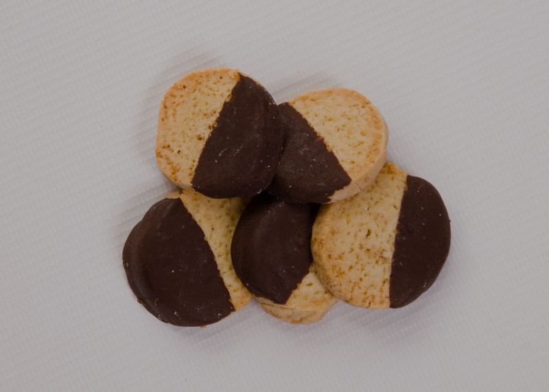 Dinkel-Teescheibe-Kuvertüre